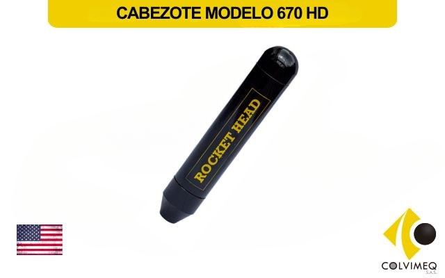 Cabezote modelo 670 HD de vibrador para concreto